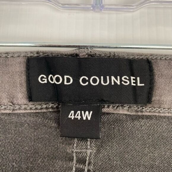 Good Counsel Thurmond Tapared Men's size 44/30 color Washed Gray. - Picture 2 of 11
